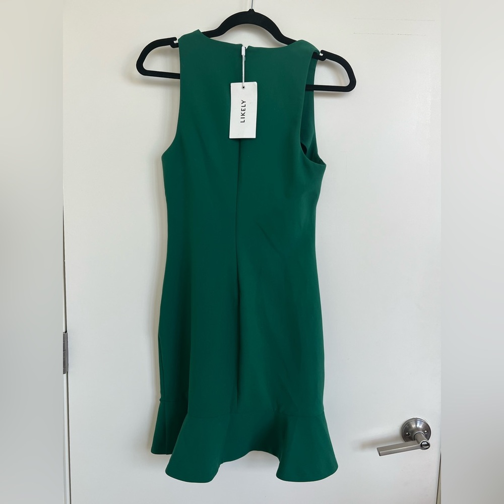 NWT Likely Beckett Sleeveless Dress in Evergreen - Picture 3 of 6